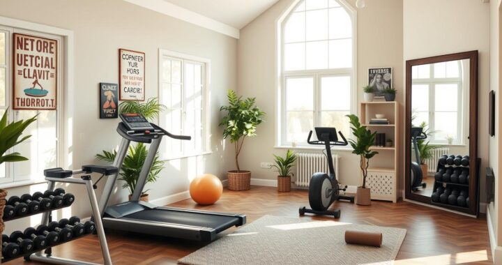 Der perfekte Fitnessbereich zu Hause
